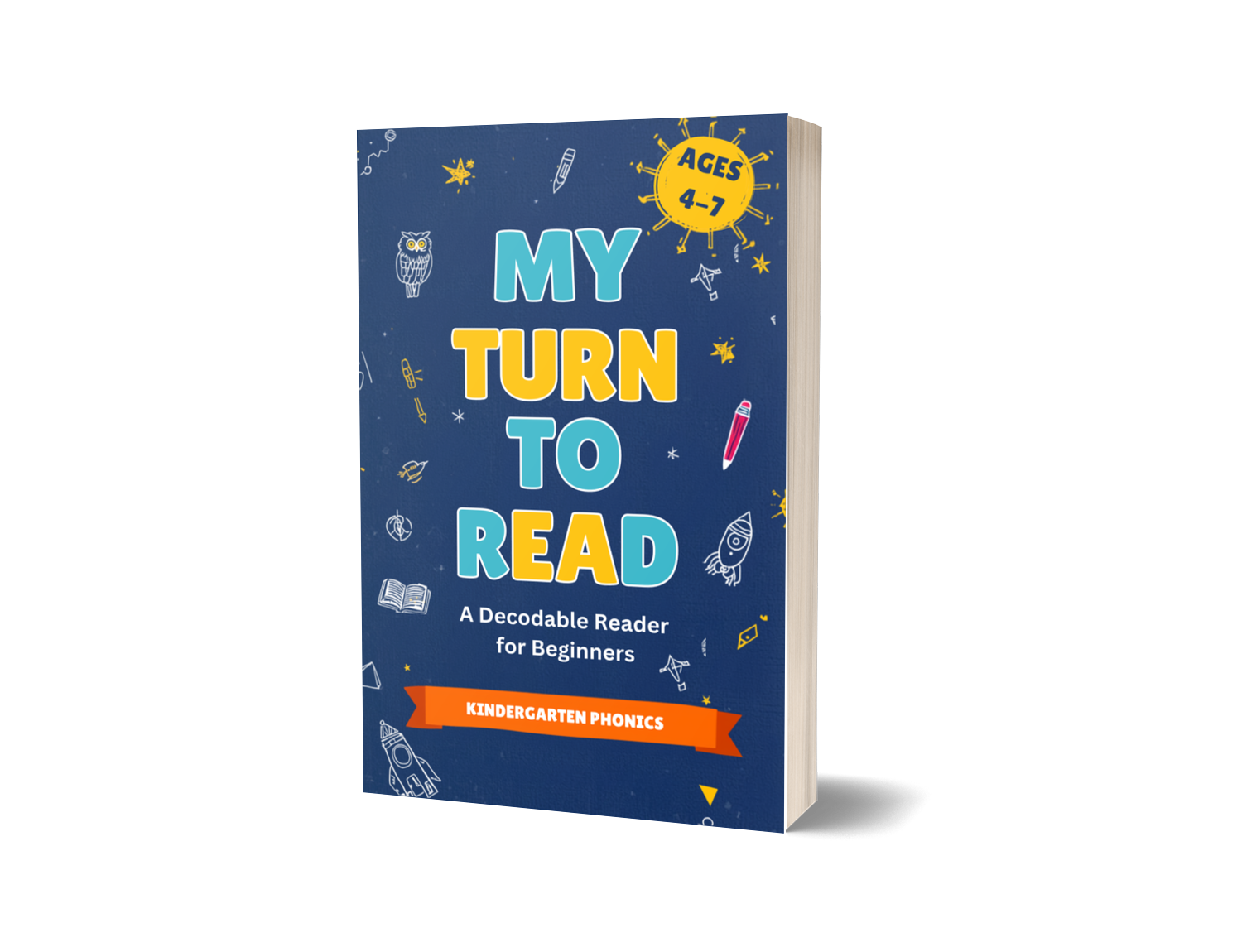 My Turn to Read — A Decodable Reader for Beginners — book cover